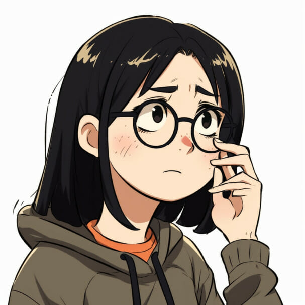 curajoy a cartoon girl with black hair and pale skin. she has g 650f9cc9 eb67 4e77 932d 65bbd2257ce9 | curaJOY